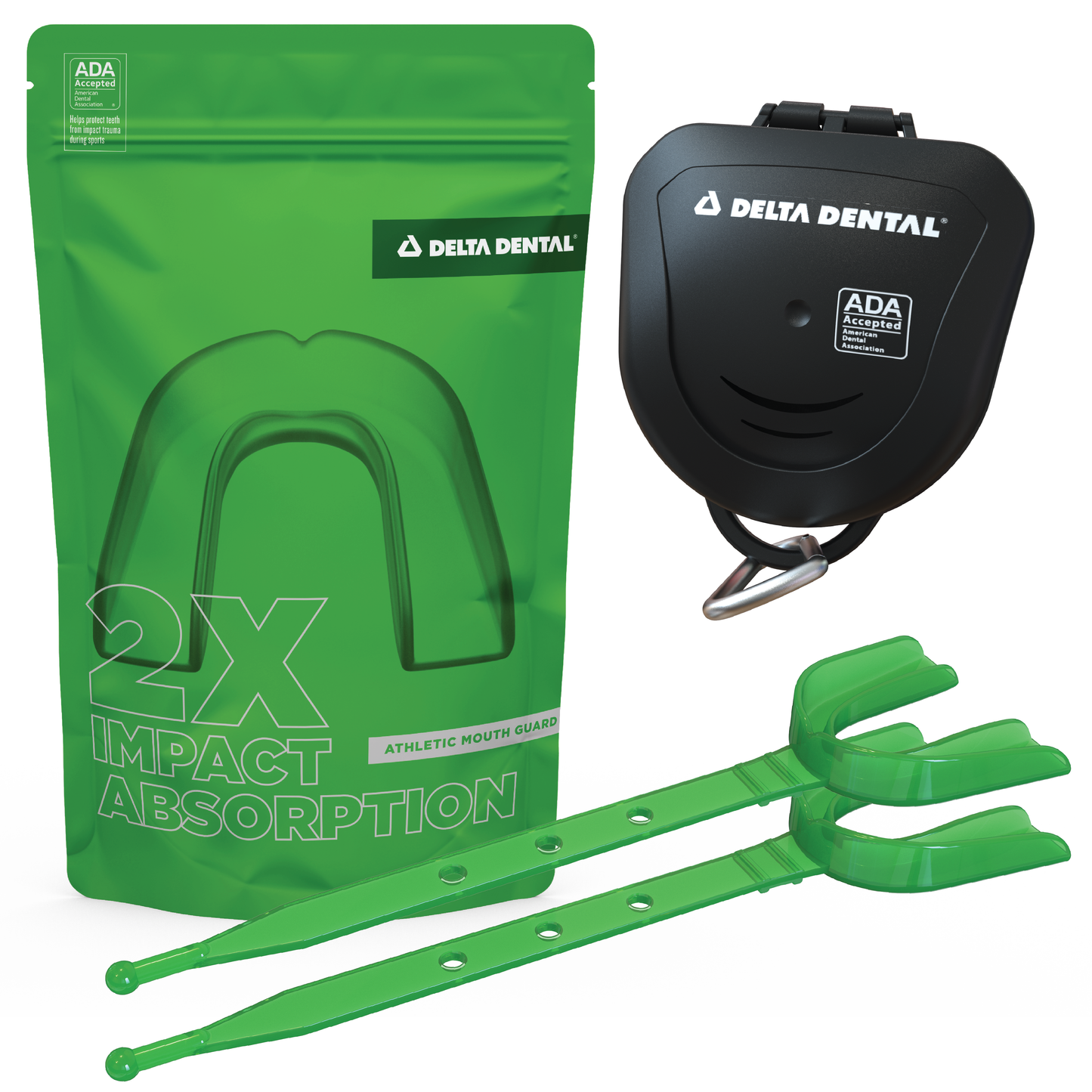 Delta Dental® Athletic Mouth Guard 2-Pack - Strapped