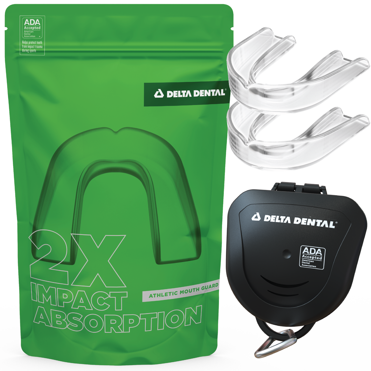 Delta Dental® Athletic Mouth Guard 2-Pack - Strapless